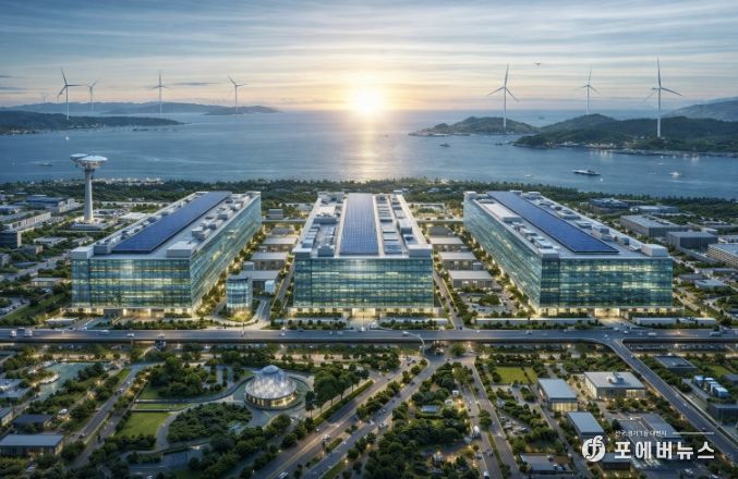 첨단반도체 팹 조감도