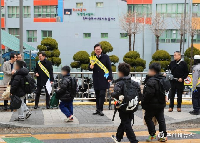 미추홀구, 신학기 맞이 ‘우리 아이 안전한 등굣길’ 교통안전 캠페인