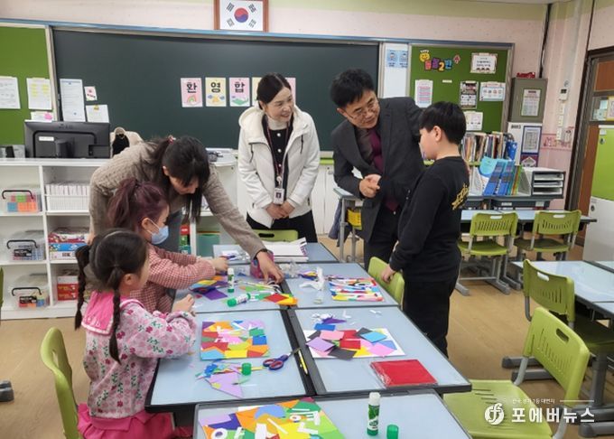 도교육청 홍정표 제2부교육감 학교 현장 방문