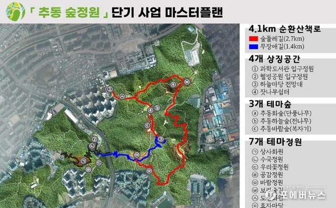 추동 숲정원 마스터플랜