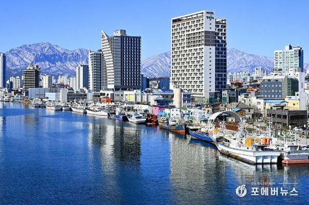 어선 현대화 관련 속초시 관내 항구 전경