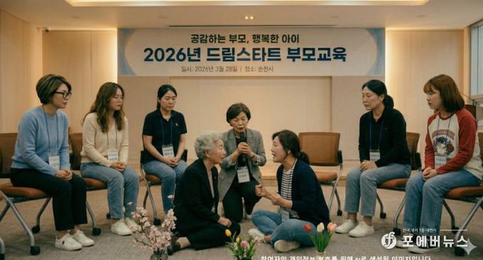 순천시 드림스타트, 한부모 및 다문화 가정 대상 치유 심리극 기반의 체험형 부모교육 프로그램 운영