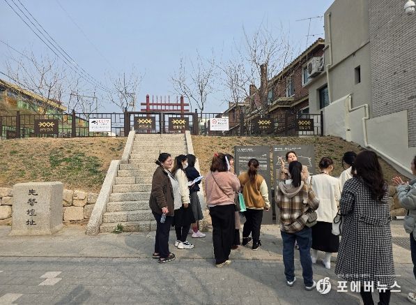 결혼이민자들이 선잠단지를 방문했다