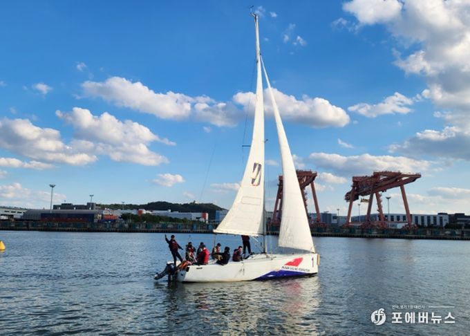 요트조종면허면제교육 실습