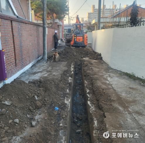 소규모 공사현장 사진