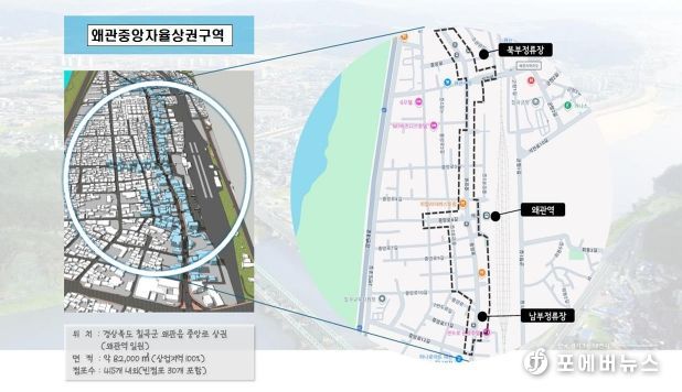 왜관 원도심 자율상권구역