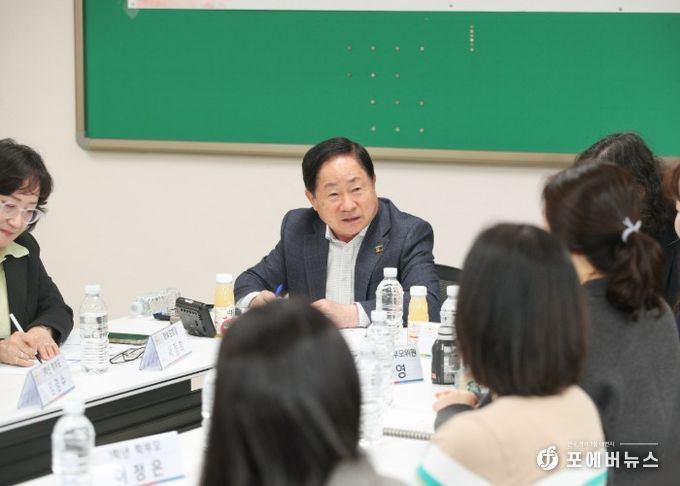 남양주시, ‘금곡중 교육가족 정담회’ 참석…현장 중심 소통 강화