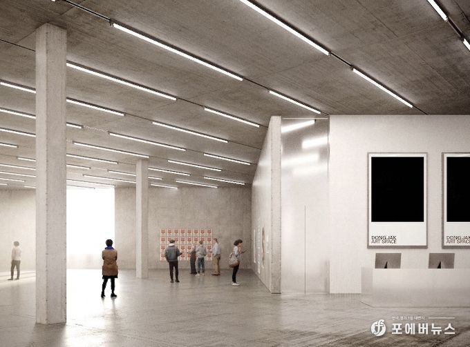 갤러리타운(가칭 동작아트스페이스) 내부 투시도