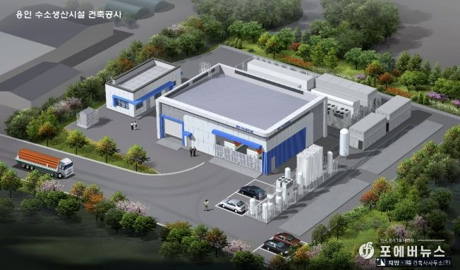 용인특례시 미니수소도시(수소생산시설) 조감도