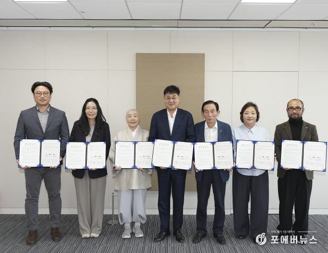 (왼쪽부터)이름 직함, 정문헌 종로구청장